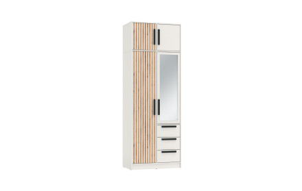 Шкаф 2-х дверный 83.09 Вегас, Белый 