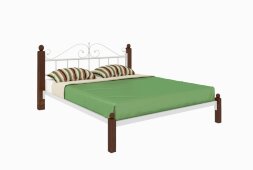 Кровать металлическая Диана Lux